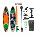 Sup board, доска с веслом, Сап борд Koi, сап борд полный комплект. Надувная доска. Sup board Inno Expo 22С