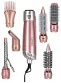 Gemei/ Фен Стайлер для укладки завивки выпрямления волос Мультистайлер 7 в1 Расческа Плойка насадками Щипцы