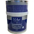 Шпатлевка SEALINE, эпоксидная со стекловолокном, 0.75л