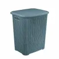 Корзина для белья Виолет Вязь цвет голубая норка