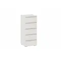 Комод для одежды Нонтон Инта, 50.2x46x118,8 см, 5 ящиков, Белый