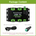 Waveshare USB TO 4CH RS232, RS232 Male Port