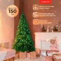 Искусственная новогодняя ёлка 150 см большая напольная BYROOM CL-08-150. Декоративная царь ель из ПВХ пушистая, узкая