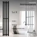 Полотенцесушитель электрический Primoclima Sol R E Black 120х21 см, П4
