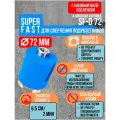 Коронка по бетону и кирпичу 72 мм алмазная Super Fast для сверления подрозетников боковое пылеудаление, хвостовик М16