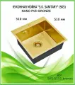 Мойка для кухни S.K.Sanitary SKS 5151 BRONZE в полной комлектации