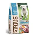 SIRIUS/Полнорационный сухой PREMIUM корм для щенков и молодых собак, Ягненок и рис, 15 кг