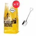 Кофе молотый Poetti Soul of Rome 100% Арабика, 200 г х 2 шт + ложка