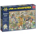 Пазл Jumbo 3000 деталей: Галерея диковинок (Jan Van Haasteren)