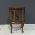 Шкафчик застекленный для напитков DOMKORLEONE, красное дерево (mahogany wood), H031-HP, цвет орех HP (коричневый)