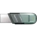 Флешка 64Gb Sandisk iXpand Flash Drive Flip Type A + Lightning темно-зеленый (SDIX90N-064G-GN6NN)