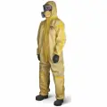 Комбинезон одноразовый защитный с капюшоном Lakeland ChemMAX 1 желтый р-р XL (CT1S428)