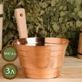 Ушат для бани 3 л. Медь