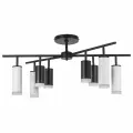 Потолочная люстра LightStar Rullo LR7283748640_LS, GU10, 400 Вт, металл, акрил, черный