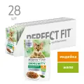 Влажный корм Perfect Fit Immunity для иммунитета кошек, с индейкой в желе и спирулиной, 28 шт по 75 г