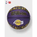 Баскетбольный мяч Wilson Los Angeles Lakers, размер 7, официальная лицензия NBA, для уличных площадок