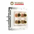 Акустическая розетка встраиваемая Werkel W1185001, цвет белый глянцевый, IP20