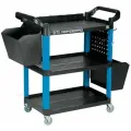 T3B Тележка инструментальная с пластиковыми полками (состоит из 2 коробок) синяя NORDBERG T3B