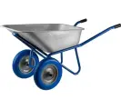 Строительная двухколесная тачка Зубр Профессионал ПТ-300 110 л, грузоподъемность 240 кг 39911_z01