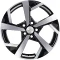 Литой колесный диск Khomen Wheels KHW1712 7x17/5x114.3 D66.5 ET37 Black FP
