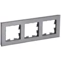 Рамка 3-м BRITE РУ-3-2-БрСе стекло сер, IEK BR-M32-G-K03 (1 шт.)