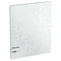 Папка с зажимом Berlingo Double White, 17 мм, 1000 мкм, D-кольца, с внутренним карманом, белая (FSc_A4397)