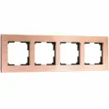 Рамка на 4 поста Werke Aluminium бронза W0041712 a058765