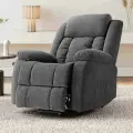 Кресло-реклайнер Eureka GER02 с подъемным механизмом, серый