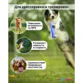 Игрушка фрисби для собак ZooWell Play, фрисби Косточки, 18 см, синяя