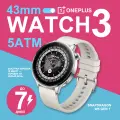 Смарт-часы OnePlus Watch 3, 14 дней работы, AMOLED 1.32, GPS, 100+ видов спорта, влагозащита 5ATM, sliver
