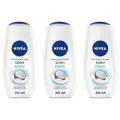 Гель-уход для душа NIVEA Крем и кокос с маслом жожобакокос, 250 мл, 3 шт.