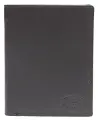 Бумажник KLONDIKE, фактура гладкая, тиснение, серый
