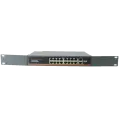 PoE Коммутатор XVI SWP3216, L2, 16 PoE 10/100/1000, 2UpLink, 2SFP 100/1000, 250Вт, 40Gbps, 8K MAC