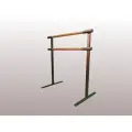 Балетный станок, 2-х рядный, переносной. Длина 1 метр. Поручень орех, стойки антик