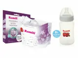 Пакеты для паровой стерилизации бутылочек, молокоотсосов и аксессуаров в СВЧ-печи 6 шт. Ramili RSB110