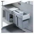 Выдвижная система для мусора Tandem 2х15л, 1 пласт. крышка, в шкаф от 300мм