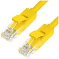 GCR Патч-корд прямой 30.0m UTP кат.5e, желтый, 24 AWG, литой, ethernet high speed 1 Гбит/с, RJ45, T568B