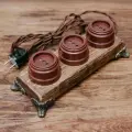 Удлинитель электрический на 3 коричневых розетки с ножками-лапами и 3 метра провода от мастерской Woody Deco