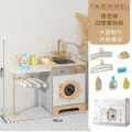 Игровой домик YC Dubai Golden Kitchen, деревянная конструкция, имитация кухонной утвари