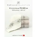 Набор полотенец для ванной 4 шт. Pupilla NISH, махра, 100% хлопок, 70х140 см