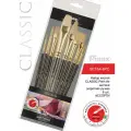 Набор кистей CLASSIC Plein Air щетина (короткая ручка) 8 шт. Ассорти