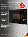 Встраиваемая микроволновая печь Schaub Lorenz SLM EY23D, внутренний объем 20л, 5 уровней мощности, функция гриль, таймер
