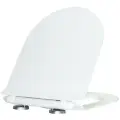 Крышка-сиденье для унитаза Ceruttispa BERNINA Aria Белая с микролифтом, дюропласт