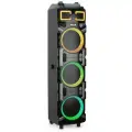 Колонка большая портативная ELTRONIC 30-17 CRAZY BOX, 2 микрофона, блютус, FM радио