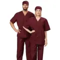 Костюм Хирургический (универсальный) бордовый, 44-46, 182-188