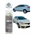 Краска RENAULT FLUENCE, код 369, BLANC GLACIER, автомобильная эмаль FixPaint Spray в аэрозольном баллончике 520 мл