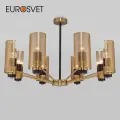 Люстра / Потолочный светильник Eurosvet Grino 70139/8 латунь IP20