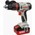 Дрель-шуруповерт аккумуляторная CROWN CT21076HMX-4 BMC (20В, 2акк*4.0Ач, LiIon, 40/60Нм, дополнительная рукоятка, кейс, 1.8кг)