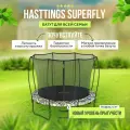 Батут Hasttings Superfly 305 см с защитной сеткой / каркасный уличный / детский 10ft