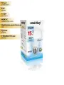 (10 шт.) Светодиодная лампочка Smartbuy ЛОН A60 E27 15W(1200lm) 4000K 4K 119x60 SBL-A60-15-40K-E27 Нейтральный белый. Цоколь E27